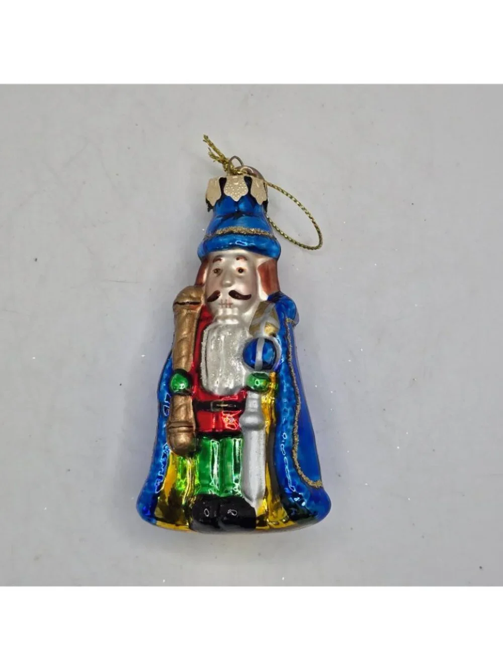 Christmas Ornament Glass Soldier Nutcracker Thomas Pacconi Museum Series 2003